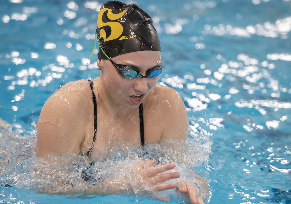 La m&eacute;daill&eacute;e de bronze du Vert & Or Marie-Laurence Godin.