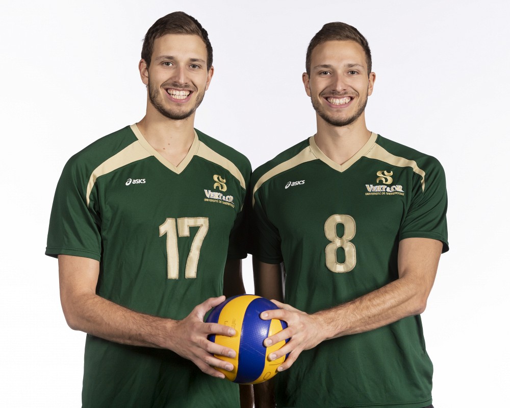 Les jumeaux F&eacute;lix et Samuel Sabourin.