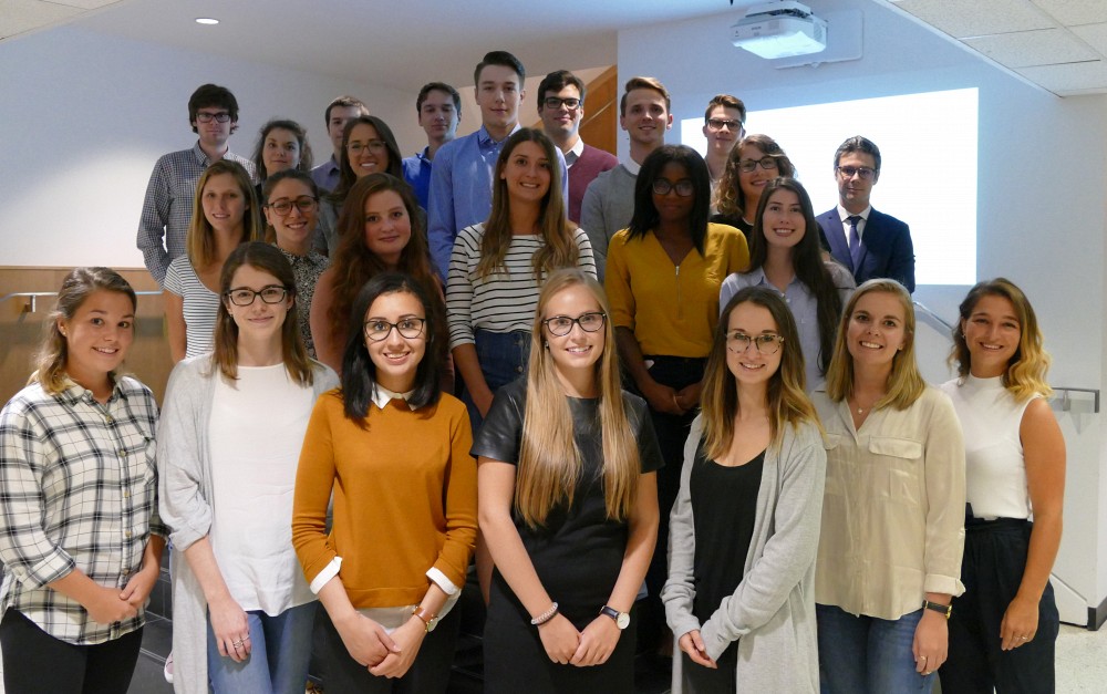 Quelques b&eacute;n&eacute;voles de l'&eacute;quipe 2017 du Centre d'entraide &agrave; l'&eacute;tude en droit.