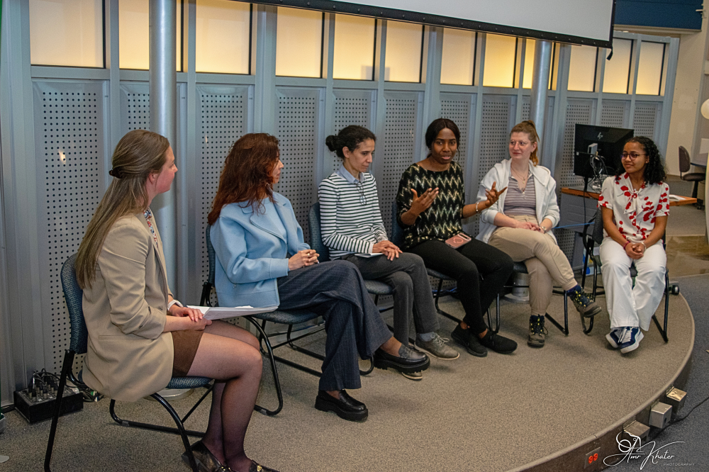 Durant l'&eacute;v&eacute;nement, un panel anim&eacute; par Audrey-Anne Blanchet, coordonnatrice du programme, a r&eacute;uni mentores et mentor&eacute;es.