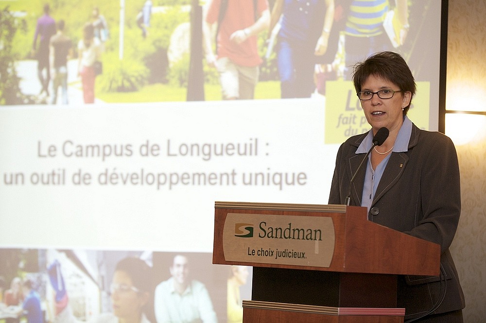 Luce Samoisette, rectrice de l'Universit&eacute; de Sherbrooke