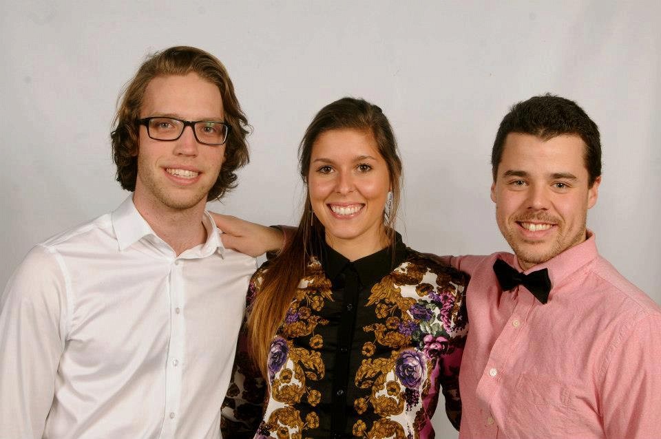 L&rsquo;&eacute;quipe gagnante en strat&eacute;gie marketing, Yann Vall&eacute;e, Karelle Gagnon et Bruno Renaud.