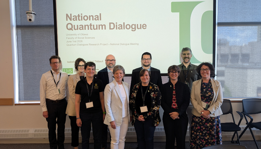 Les participants et participantes au dernier Dialogue national du projet Dialogues quantiques.
