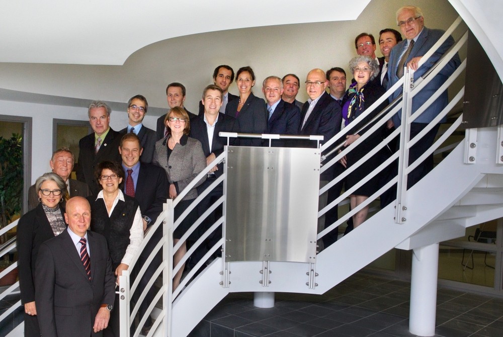 Les nouveaux membres du CA 2012-2013 de La Fondation de l'Universit&eacute; de Sherbrooke.