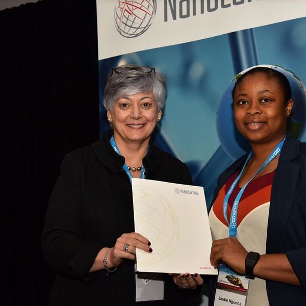 Elodie Nguena, &eacute;tudiante au doctorat au 3IT/C2MI, sous la supervision du Pr David Danovitch, membre du LN2