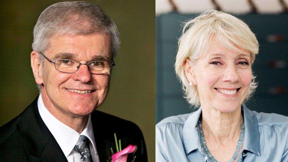 Me&nbsp;Denis Par&eacute; et Mme Josette D. Normandeau, nouvellement &eacute;lus &agrave; la pr&eacute;sidence et &agrave; la vice-pr&eacute;sidence du conseil d'administration de l'UdeS.