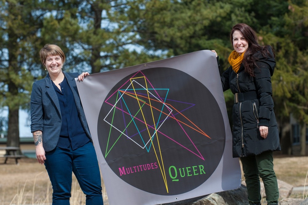 Marie-Dominique Duval et Catherine Dussault Frenette, co-organisatrices du Colloque Multitudes Queer.