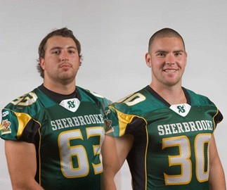 Christian Jacques (Informatique de gestion) et Benoît Boulanger (Génie civil)