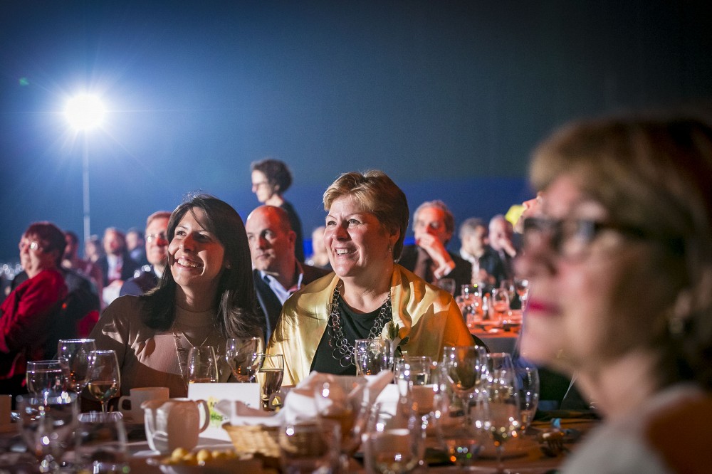 L'honorable Marie-Jos&eacute;e Hogue lors du Gala du rayonnement le 1er juin dernier.