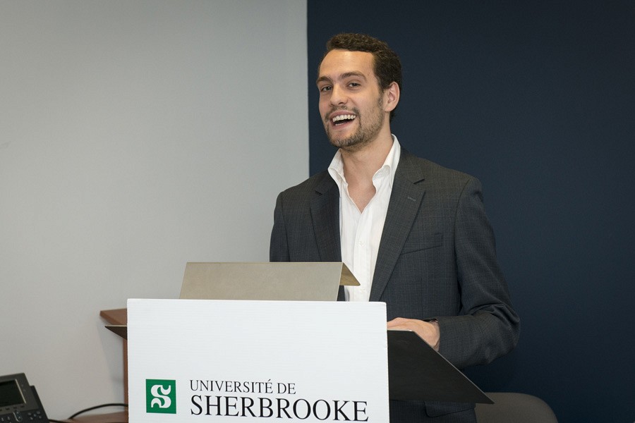 Marc-Antoine Marquis, &eacute;tudiant en m&eacute;decine et finaliste dans la cat&eacute;gorie Personnalit&eacute; 1er&nbsp;cycle.