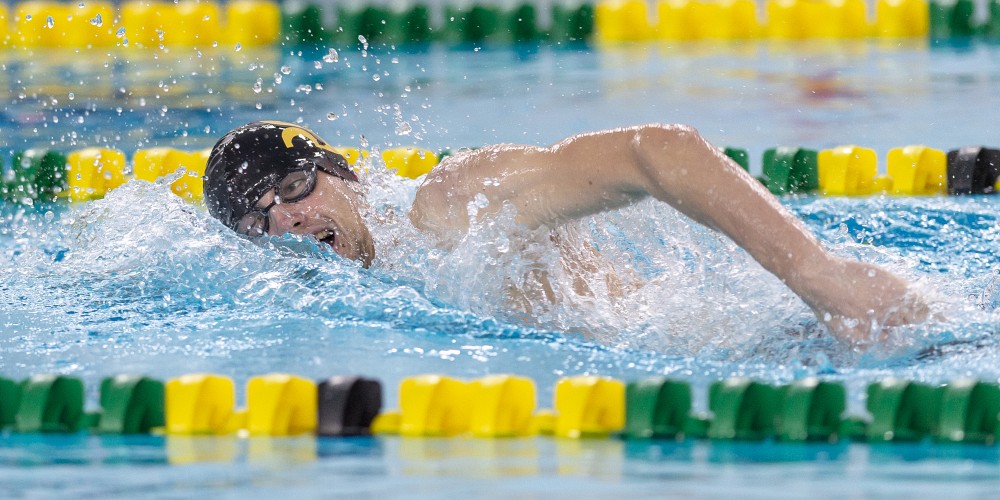 Le nageur du Vert & Or Maxime Lafleur.