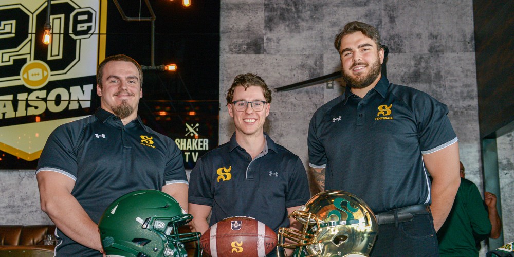 Les trois capitaines du Vert & Or en football pour la saison-anniversaire 2022 seront: J&eacute;r&eacute;mie Verreault, Louis Tardif et Anthony Vandal.