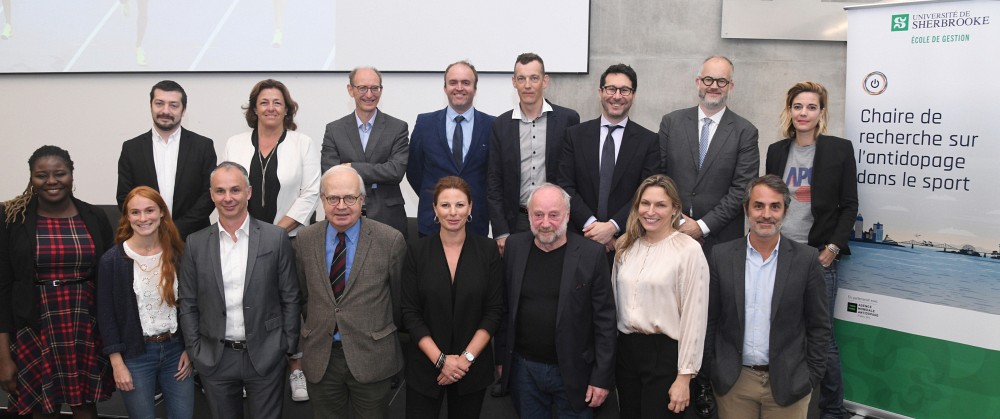 Conf&eacute;renci&egrave;res et conf&eacute;renciers du colloque&nbsp;Sport, genre et lutte antidopage.