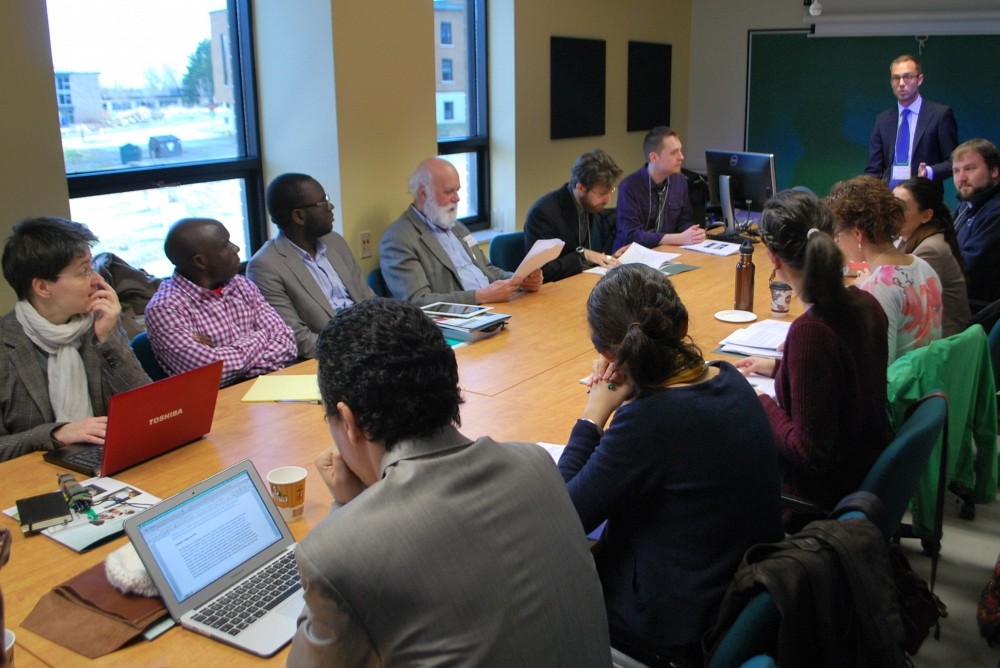 Participants au troisi&egrave;me colloque &eacute;tudiant