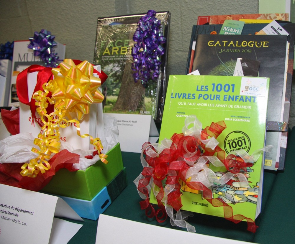 Des livres pour souligner l'excellence en &eacute;ducation.