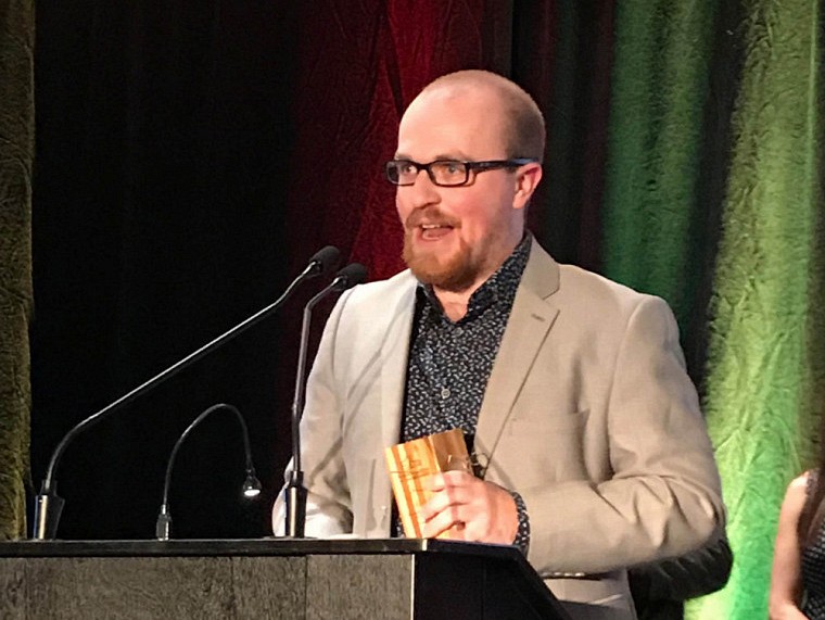 Guillaume Bourbeau, repr&eacute;sentant des &eacute;tudiantes et &eacute;tudiants de la Facult&eacute; de droit pour le projet de loi 197.