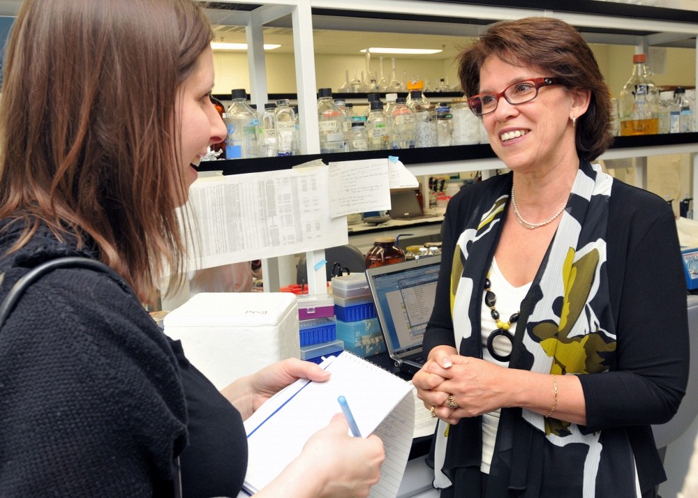 La rectrice Luce Samoisette, lors d'une entrevue.