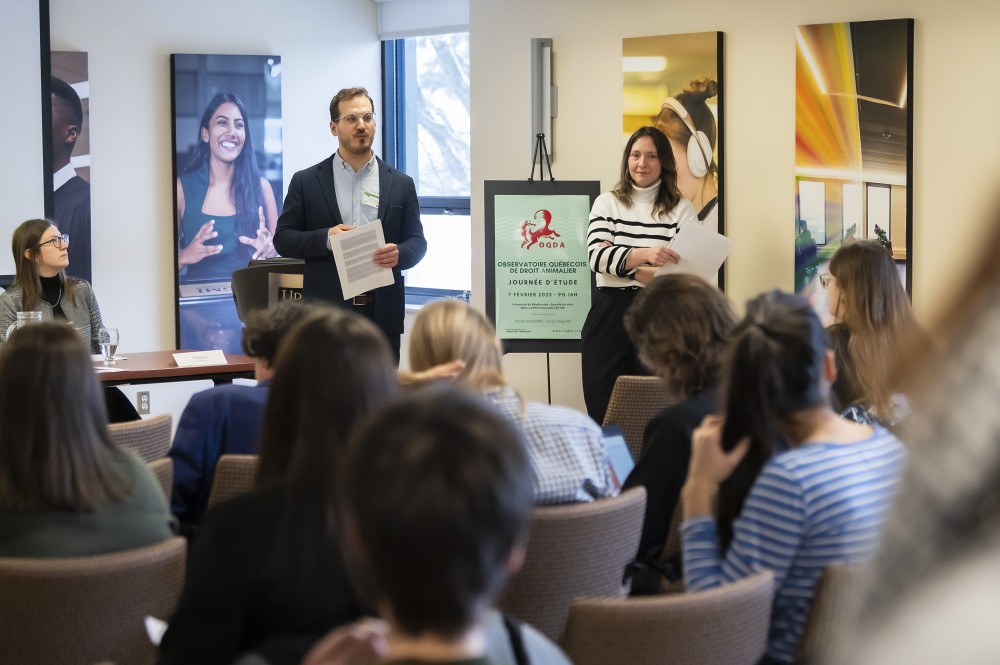 Pr Micha&euml;l Lessard et Pre Marie-Andr&eacute;e Plante