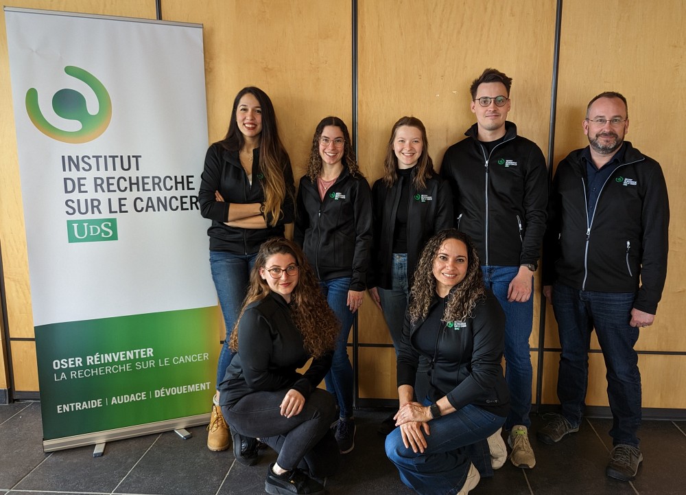 De gauche &agrave; droite : Wiam El Kheir,&nbsp;Carla-Marie Jurkovic,&nbsp;Marie-Pier Lalumi&egrave;re,&nbsp;Carole-Anne Martineau,&nbsp;Vilcy Reyes Nicolas,&nbsp;Anthony C&ocirc;t&eacute;-Biron, et Fran&ccedil;ois-Michel Boisvert, directeur scientifique de l&rsquo;IRCUS