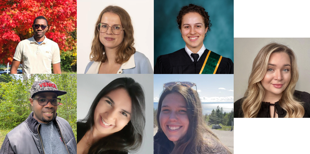 Photos des sept personnes boursi&egrave;res de l'automne 2025 au concours de bourses de progression et d'engagement en recherche de la Facult&eacute; d'&eacute;ducation