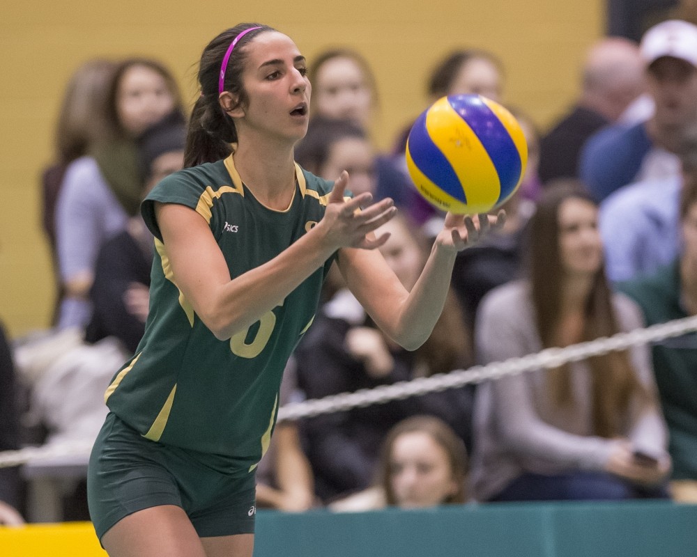 Kim Robitaille a jou&eacute; deux matchs de grande qualit&eacute; dans des victoires du Vert & Or &agrave; domicile de 3-0 et 3-2 aux d&eacute;pens du Rouge et Or et des Carabins, les 5 et 7 f&eacute;vrier derniers.