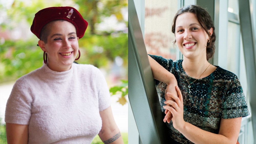 L&eacute;a Museau et Camille Bri&egrave;re