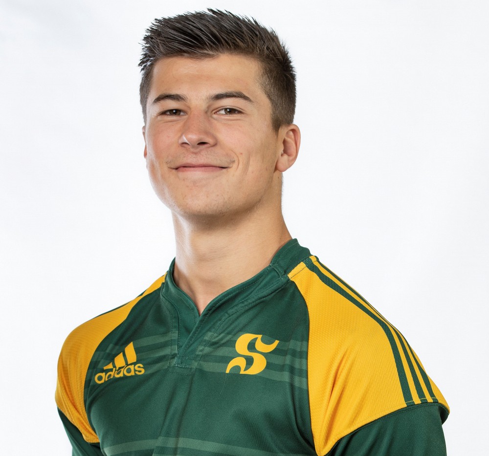 Le joueur de premi&egrave;re ann&eacute;e de la formation masculine de rugby Vert & Or, Cl&eacute;ment Tisnerat.