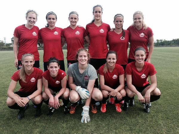 Le onze partant d'&Eacute;quipe Canada lors&nbsp;du premier de deux matchs pr&eacute;paratoires face au Japon.