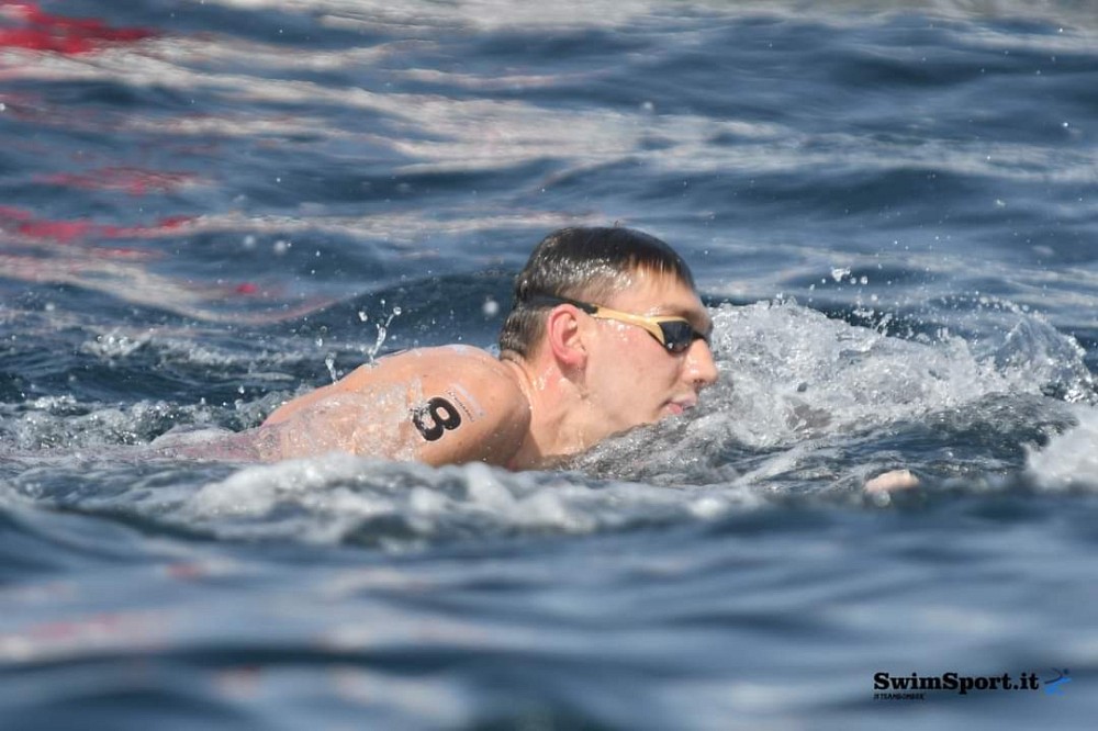 Philippe Lacasse lors de la Travers&eacute;e Capri-Napoli &agrave; l'&eacute;t&eacute; 2024.
