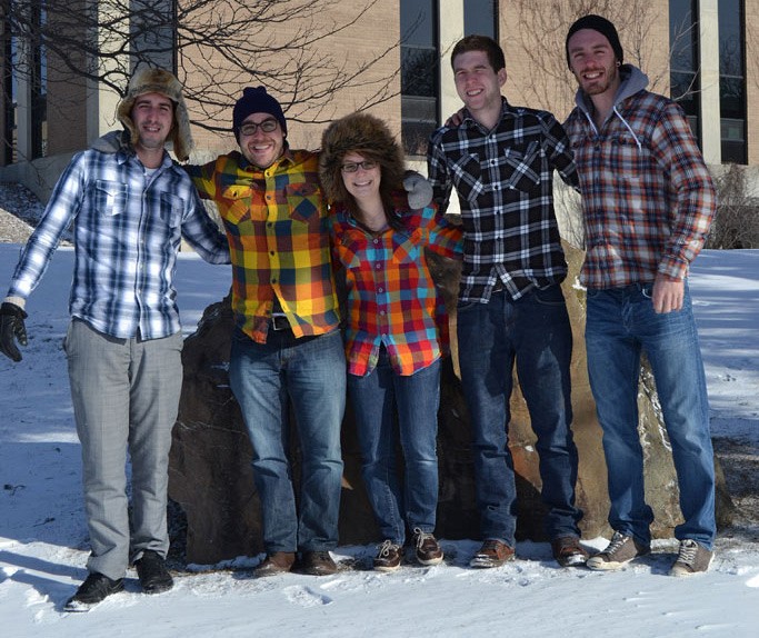 L&rsquo;&eacute;quipe de Sherbrooke&nbsp;: Marc-Andr&eacute; Ferron, Olivier Barsalou, Mariepier Brossard, Alexandre L.-Boul&eacute; et Alexandre Hamel.