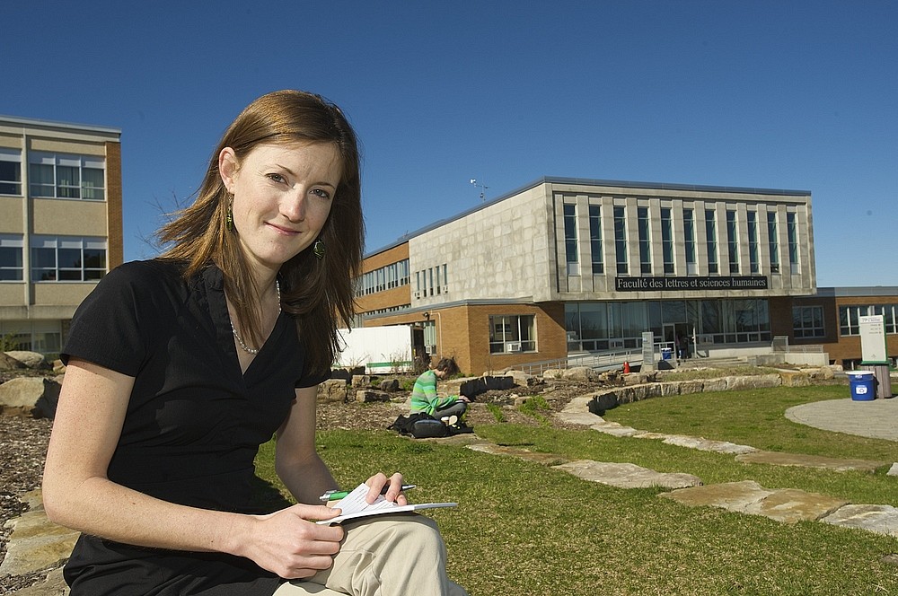 La chercheuse Annie Chaloux, charg&eacute;e de cours &agrave; l'&Eacute;cole de politique appliqu&eacute;e