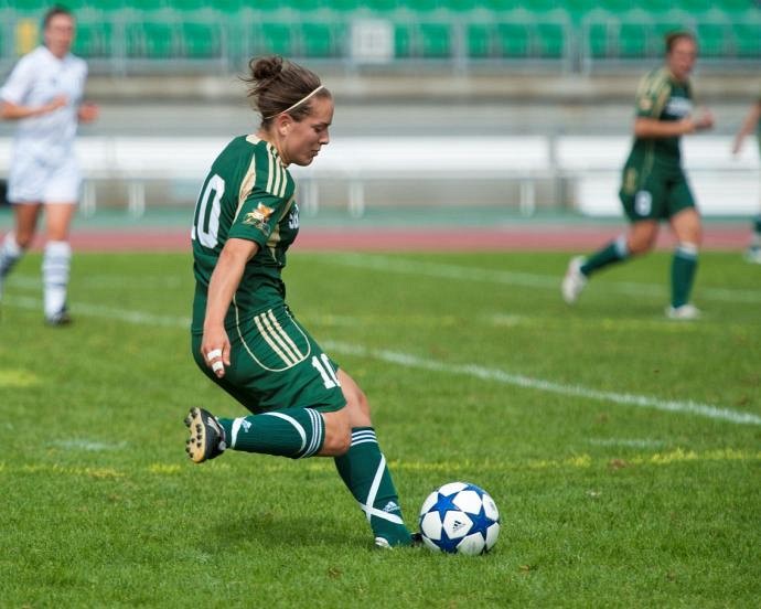 Le Vert&nbsp;&&nbsp;Or n'a pas &eacute;t&eacute; en mesure de marquer, vendredi face aux Carabins de l'Universit&eacute; de Montr&eacute;al.