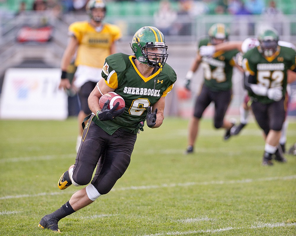 Le joueur de premi&egrave;re ann&eacute;e Jean-Christophe Beaulieu a laiss&eacute; entrevoir de belles choses durant le match hors concours face aux Gee-Gees de l'Universit&eacute; d'Ottawa.
