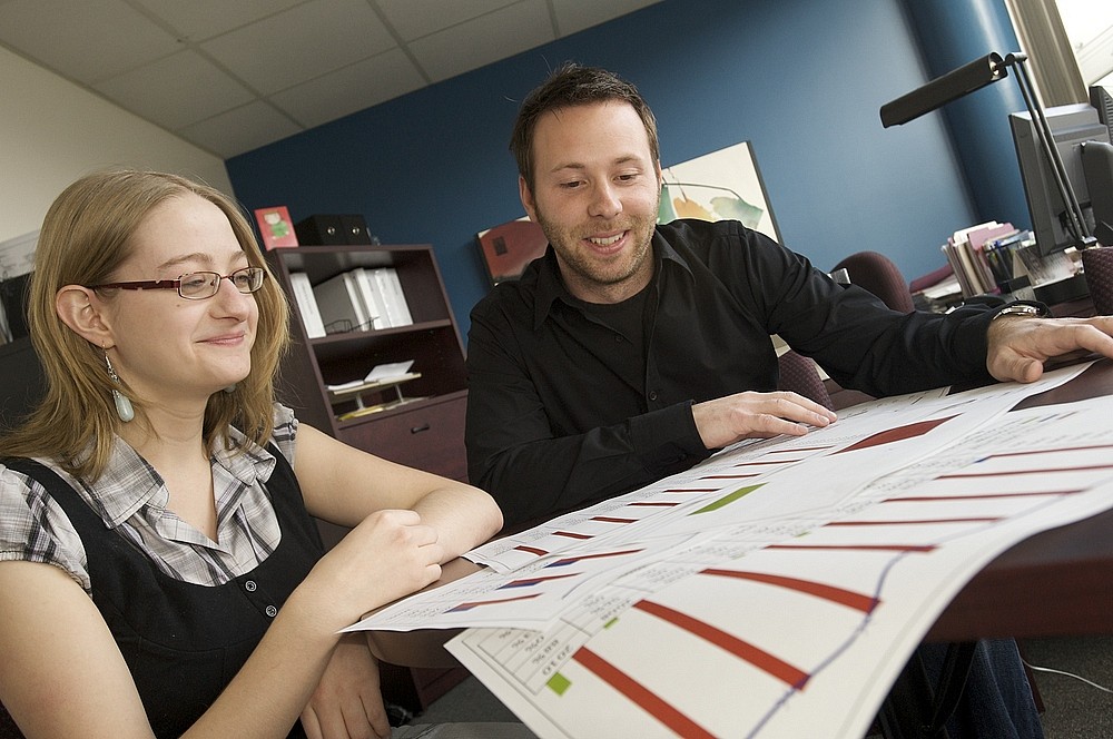 M&eacute;lissa St-Yves et Alexandre Brien ont travaill&eacute; &agrave; la compilation de la Relance&nbsp;2010