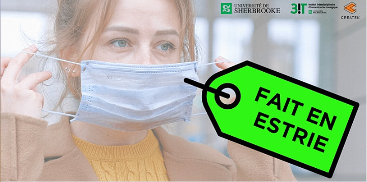 Le d&eacute;fi &laquo; Fait en Estrie&nbsp;&raquo; vise &agrave; stimuler la conception de masques faciles &agrave; fabriquer localement.