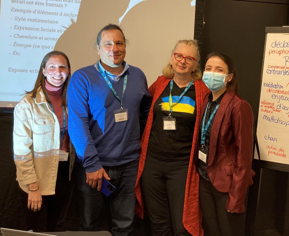 De gauche &agrave; droite : Elizabeth FAFARD, Veaceslav DRUTA, Maia MOREL, Sabrina FORTIN