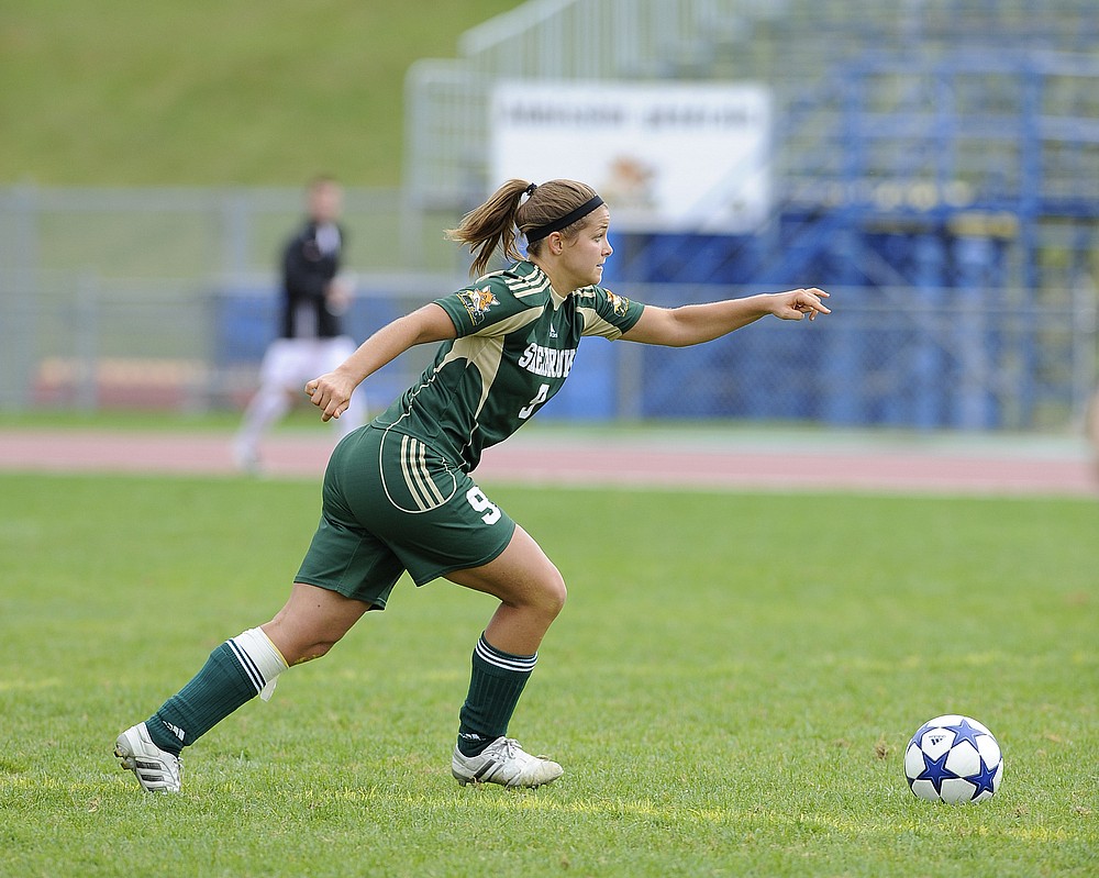 La d&eacute;fenseur &Eacute;lise Turcotte a &eacute;t&eacute; choisie joueuse par excellence du match chez le Vert&nbsp;&&nbsp;Or.