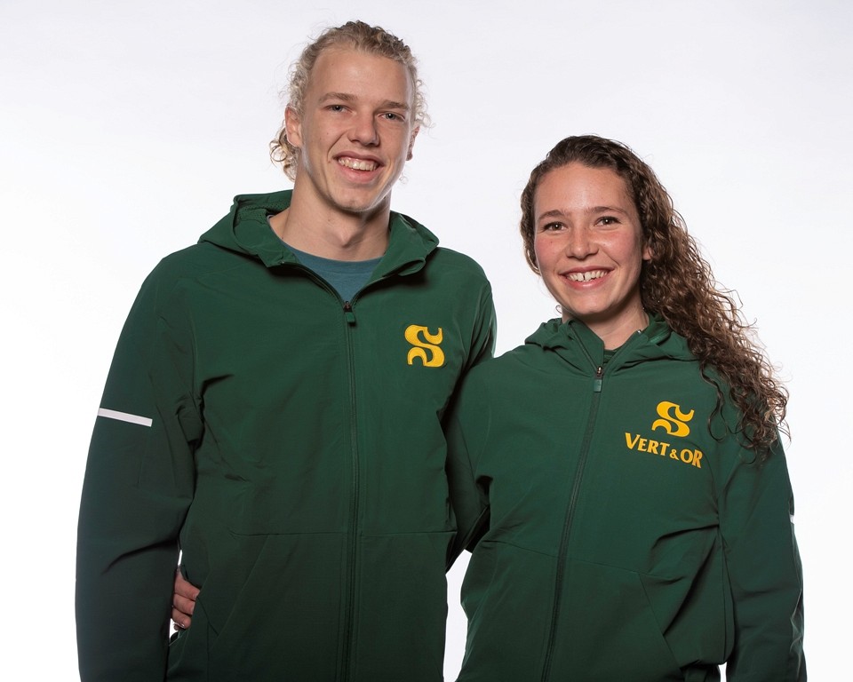 Maxime et Maude L&eacute;veill&eacute;.