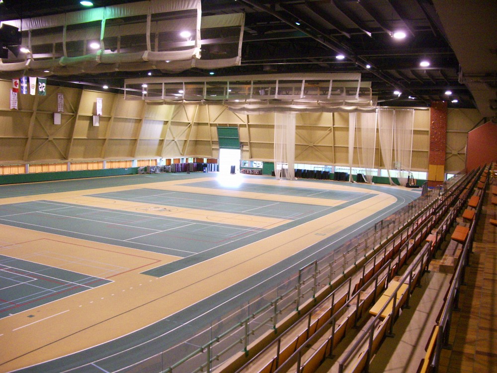 Le stade int&eacute;rieur, tel que nous le connaissions avant les travaux.