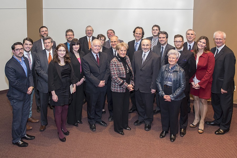 Plusieurs donateurs, ambassadeurs et personnalit&eacute;s du monde juridique ont assist&eacute; &agrave; l'&eacute;v&eacute;nement.