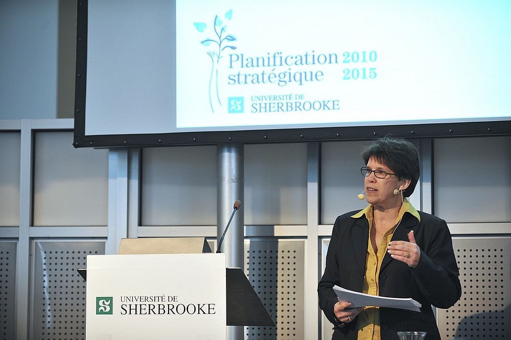 Luce Samoisette, rectrice de l'Universit&eacute; de Sherbrooke