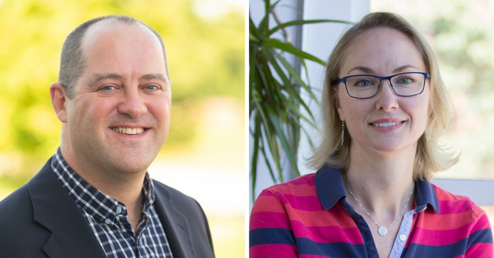 Les professeurs Jean-Pascal Lemelin et Jade Savage assurent la copr&eacute;sidence du comit&eacute; scientifique du 88e&nbsp;congr&egrave;s de l'Acfas.