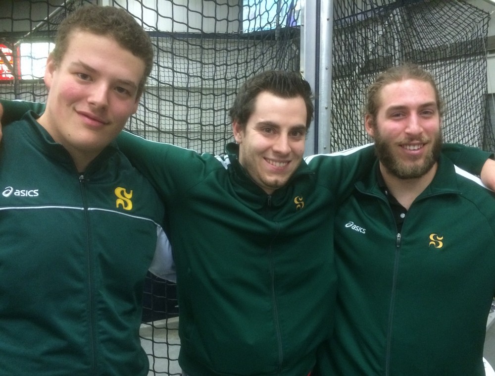Alexis Cardinal, Alexandre Gagn&eacute; et Marc-Antoine Lafrenaye-Dugas.