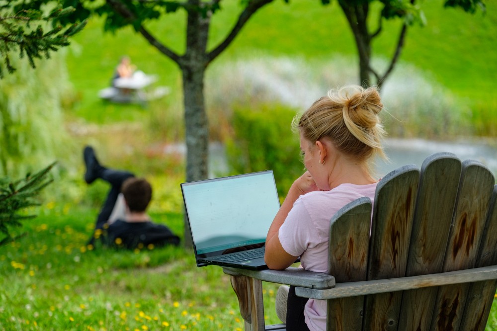 La vie &eacute;tudiante sur le Campus principal.