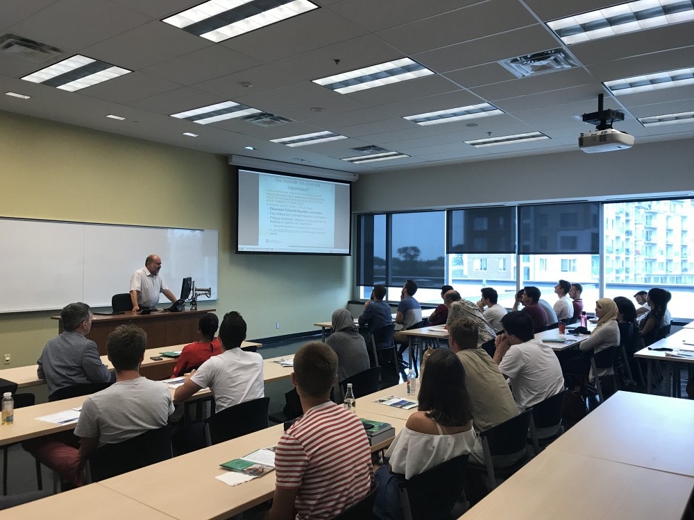 Accueil des &eacute;tudiantes et &eacute;tudiants &agrave; la MGI temps complet le 27 ao&ucirc;t dernier.