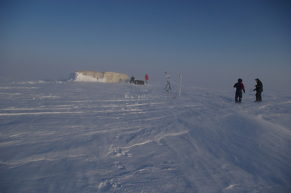 Calotte glaciaire Barnes en Arctique