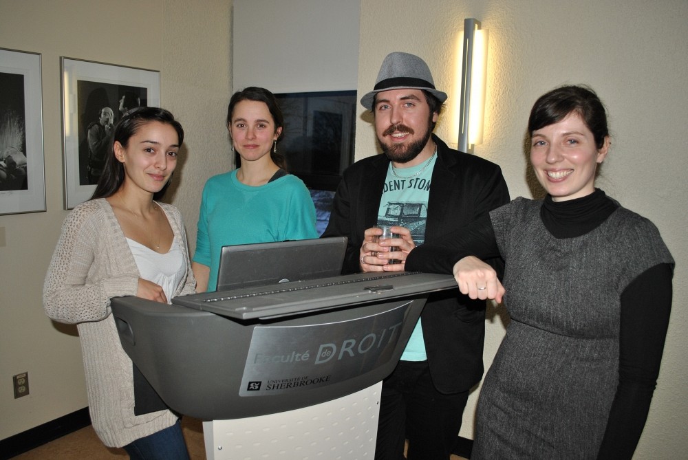 Sabrina Tremblay-Huet, Sophie Audette-Chapdelaine, Nicolas Thiffault et H&eacute;l&egrave;ne Mayrand.