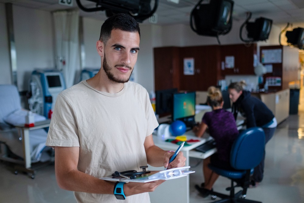 Thomas Deshayes, &eacute;tudiant &agrave; la ma&icirc;trise en sciences de l'activit&eacute; physique