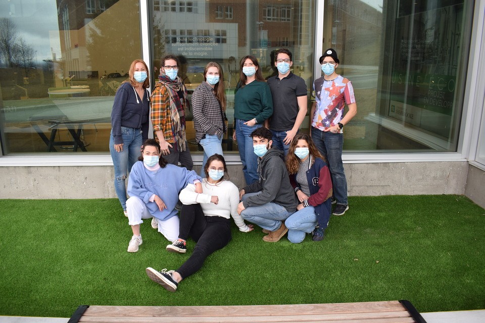 L'&eacute;quipe de la Conf&eacute;rence sur le d&eacute;veloppement durable en ing&eacute;nierie 2021, l'un des projets en lice soumis par l'UdeS &agrave; Forces Avenir.