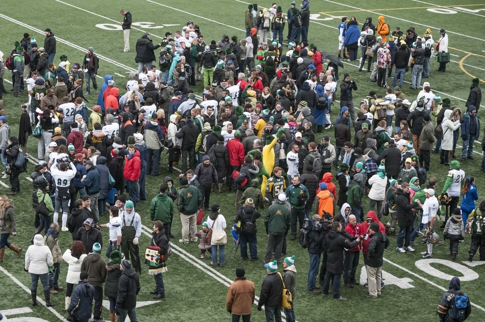 Les partisans du Vert&nbsp;&&nbsp;Or &eacute;taient nombreux au Cepsum de l'Universit&eacute; de Montr&eacute;al samedi dernier. On esp&egrave;re en voir autant sinon davantage cette semaine &agrave; Qu&eacute;bec.
